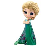 Banpresto - Qposket - Disney Princesses - La reine des neiges - Figurine de collection Elsa 14cm - 85498P