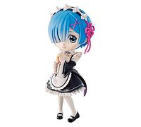 Banpresto. Qposket Re:Zero Figure REM Action Figure Q Posket REM Re:Zero REM RAM Emilia Subaru IMMÉDIATEMENT Disponible!