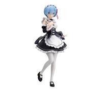 Banpresto Figurine d'action REM Re:Zero, Starting Life in Another World, Glitter&Glamours, Maid Ver 24 cm, BP28785P Multicolore, Figurine à Collectionner, idéale pour Les Fans d'anime
