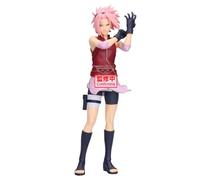 Banpresto Sakura Haruno Naruto Shippuden Figurine d'action Grandiste 26 cm PZ71144P Multicolore Figurine à Collectionner Idéal pour Les Fans d'Anime