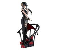 Banpresto SPY X FAMILY Figurine Statue YOR FORGER Fleur de Rose DXF Spyxfamily - Diorama hauteur 18 cm - Couleur Noir