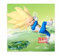 Banpresto Vegeta Super Saiyan 3 Figurine d'action Dragon Ball Daima avec Panneau 13 cm Multicolore BP28687P Figurine à Collectionner optimale pour Les Fans d'Anime