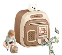 Banque à monnaie pour enfants, banque d'argent pour enfants | Banques d'épargne électriques pour enfants - Effet sonore, mot de passe Tirelire avec serrure automatique Grab Bill, Coffre-fort pour