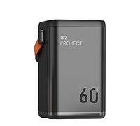 Banque d’Alimentation, Charge Rapide 60000Mah Quatre Ports USB Mobile extérieur de Grande capacité, Banque d’Alimentation de Stockage d’énergie Portable 37W, téléphone Intelligent, et Plus e