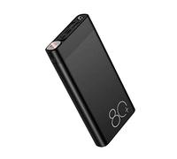 Banque d’Alimentation, Charge Rapide d’Alimentation Mobile 80000m Ah, 2 USB de Charge Rapide de Grande capacité Alimentation Mobile Portable, adaptée à Toutes Sortes de téléphones Portables,