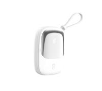 Banque d’Alimentation générique 10000mAh, Charge Rapide 22.5W, Affichage numérique, Double câble (10000milliampère / Argent Miroir)