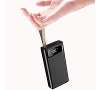 Banque d’Alimentation Haute capacité 30000 Mah, Chargeur Portable avec Affichage numérique LED et lumières LED Charge Rapide Batterie Externe de téléphone Portable pour Smartphones tablettes