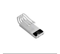 Banque d’Alimentation, pour Smartphones et Plus Charge Rapide 66w avec câble intégré PowerBank 20000 Mah Grande capacité Charge Rapide bidirectionnelle Pd20w Batterie Externe Mobile (30000mA