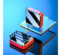 Banque d’Alimentation, PowerBank, Chargeur Portable, Charge Rapide, Batterie Externe, Mini 20000 mAh/Slim USB c/téléphone Portable Portable S/Petit Mini, Rouge, 20