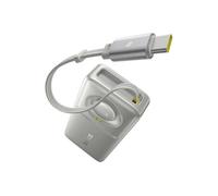 Banque d'alimentation 10 000 mAh, 30 W, câble de type C intégré - Free2Pull (P10073701843-00) - Gris