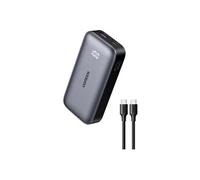 - Banque d'alimentation - 10000 mAh - 30 Watt - PD, QC, Apple Fast Charge - 2 connecteurs de sortie (USB, USB-C) - noir