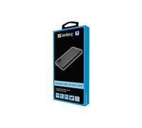 - Banque d'alimentation - 10000 mAh - 37 Wh - 20 Watt - 3 A - PD, QC 3.0 - 3 connecteurs de sortie (2 x USB, 24 pin USB-C) - sur le câble : USB-C