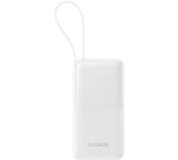 Banque d'alimentation 20 000 mAh, 20 W, câble de type C intégré - Baseus Bipow 2 (P10077101213-01) - Blanc Blanc