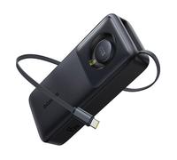 Banque d'alimentation 20 000 mAh, 65 W, câble de type C intégré - Baseus Free2Pull (P100737701123-00) - Noir