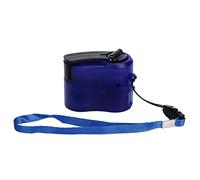 Banque d'alimentation à Manivelle, Générateur de Main USB Chargeur de Téléphone à Manivelle Chargeur USB Portable pour Randonnée en Plein Air Camping (BLUE)