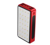 Banque d'alimentation À Panneau Solaires Smartphone - Batterie Portable Étanche 20 000 MAh, Chargeur Extérieur | Chargeur Solaire De Conception Moderne De Créateurs avec La Lumièr