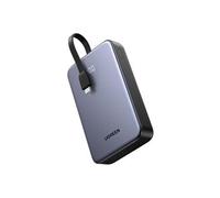 - Banque d'alimentation - avec câble USB-C - 20000 mAh - 22.5 watt - 3 A - PD 3.0, QC 3.0, Fast Charge, FC, Apple Fast Charge - 3 connecteurs de