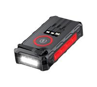 Banque d'alimentation de la batterie solaire - Chargeur de manivelle à main, conception sans fil pliable, unité portable étanche, lampe à LED intégrée, outil de sécurité SOS Alarm, navigation de bouss