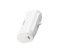 Banque D'alimentation Pour Téléphone, Lightning, 20 W, 5 000 Mah, Câble De Type C - Baseus (P10068307413-00) - Blanc