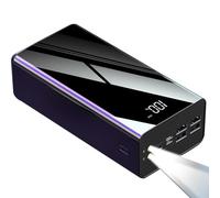 Banque d'alimentation, Power Bank Portable 2400W, Chargeur Rapide pour iPhone avec Lampe de Poche Batterie Externe USB C de très Grande capacité