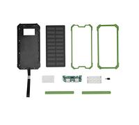 Banque d'alimentation Solaire, Portable 20000mAh Charge Rapide Double USB Polar Mobile Chargeur 20000 Power Bank Case DIY Kit Vert MAh Ports de Boîtier Batterie Externe pour Tous Les Téléphones Porta