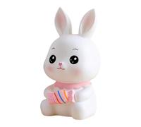 Banque d'argent de Lapin, Jolie Statuette de Bureau avec boîte de Vitesse | Banques de Lapins Mignons pour, Statuette de Bureau de banques d'argent incassables de l'année Nue