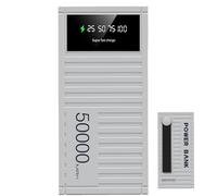 Banque De Charge 50 000 MAh - Charge Rapide 66 W, Banque D'alimentation Portable Multifonctionnelle, Batterie D'énergie Haute Capacité | Pour Smartphones, Tablettes, Ordinateurs Portables, Appareils U