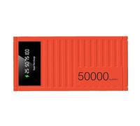 Banque de charge - Banque de charge portable, batterie d'alimentation du chargeur | Capacité multifonctionnelle de 50 000 mAh avec écran LED intuitif, banque de charge rapide compacte de 66 W |