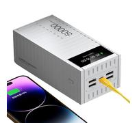 Banque de Charge Super Rapide 66 W, 50000 mAh Ultra Haute Capacité Batterie Externe Portable, Batterie Multifonction avec Écran LED, Conteneur Créatif à Chargement Rapide pour Randonnée et Camping
