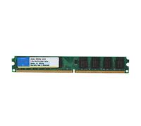Banque de Mémoire DDR2, PC2-4200 533 MHz 2G 240 Broches, Puces Intégrées, Fonctionnement à Grande Vitesse, Banque de Mémoire 5,28 X 0,75 X 0,16 Pouces pour Carte Mère de Bureau
