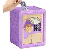 Banque de monnaie électronique,Banque de monnaie électronique,Banque d'épargne de pièces | Tirelires sûres, jouets d'économie de pièces d'argent pour garçons et filles, serrure à code mot de passe