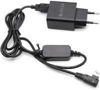 Banque de Puissance de la caméra AC-PW10AM PW10AM USB Chargeur Câble + 5V 3000ma Adaptateur pour Sony A77 A99 A100 A200 A290 A330 A380 A390 A450 A500 A700 A850