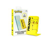 Banque de puissance magnétique - POKEMON - Pikachu - 5000 mAh - Jaune - Câbles inclus