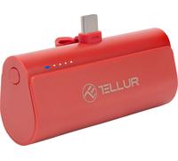 Banque de puissance Tellur PD202, 5000 mAh, QC3.0 18 W + PD20 W, USB-C, rouge