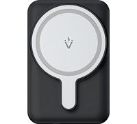 Banque d'énergie magnétique sans fil, capacité de la batterie 5000mAh, plusieurs sorties de charge, design compact, noir