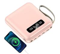 Banque d'énergie portable de 5 000 mAh - Banque de charge avec écran numérique ultra fin, chargeur de téléphone compact et léger | voyages d'affaires, batterie portable pour téléphones