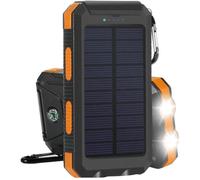 Banque d'énergie Solaire 26800mAh, Chargeur Solaire Chargeur Portable Haute capacité Batterie Externe à Charge Rapide avec 2 So[44]