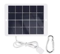 Banque d'énergie solaire : chargeur solaire, chargeur portable | Chargeur de banque d'alimentation de téléphone portable 3,7 V-5 V, chargeur solaire extérieur, câble USB du chargeur solaire étanche