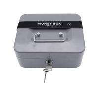 Banque d'épargne | Banque pour | de sécurité avec serrure de confidentialité, poignée robuste, de sécurité avec clé, tiroir à monnaie avec deux clés et plateau