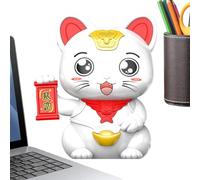 Banque d'épargne d'argent chinoise, banque de pièces de monnaie chat | Économisez de l'argent mignon chat de dessins animés, décoration de bureau, de et de richesse,