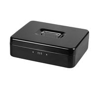 Banque monétaire pour les adultes, documenter le feu incendie - Boîte d'argent en métal avec verrouillage de mot de passe - Étui à bijoux anti-humidité pour les bijoux, l'argent, les lettres