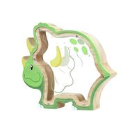 Banques pour - Boîte D'épargne De Pièces De Monnaie Dinosaure 7,48 X 7,05 X 1,1 Pouces, Pot d'argent Amusant, Organisateur De Stockage d'argent Mignon | pour Garçons Filles Chambre d'enfant