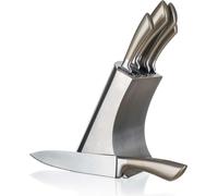 Banquet Platinum Kitchen Knife Set In Stand