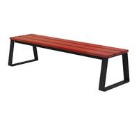 Banquette à fixer Ballade L.180 cm Bois et métal Gris manganèse