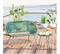 Banquette Acapulco Mono verte Kare Design