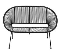 Banquette Acapulco noire Kare Design