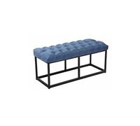 Banquette Amun B Tissu , Bleu/100 cm Bleu G