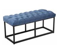 Banquette Amun B Tissu , Bleu/100 cm Bleu G