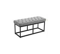 Banquette Amun B Tissu , Gris/100 cm