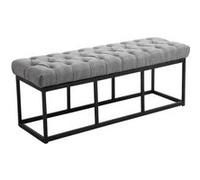Banquette Amun B Tissu , Gris/120 cm Gris G